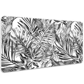 Podkładki na biurko - Mata z nadrukiem na biurko Szkic monstera 100x50 cm, Dywanomat - miniaturka - grafika 1