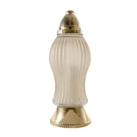 Lampiony i znicze - Znicz Z-490 piaskowany złoty - miniaturka - grafika 1