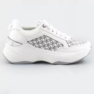 Sportowe buty damskie białe (sg-137) - Mix Feel - Buty sportowe damskie - miniaturka - grafika 1