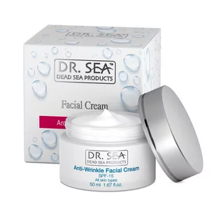 Dr. Sea, przeciwzmarszczkowy krem do twarzy, SPF 15, 50 ml - Kremy do twarzy - miniaturka - grafika 1