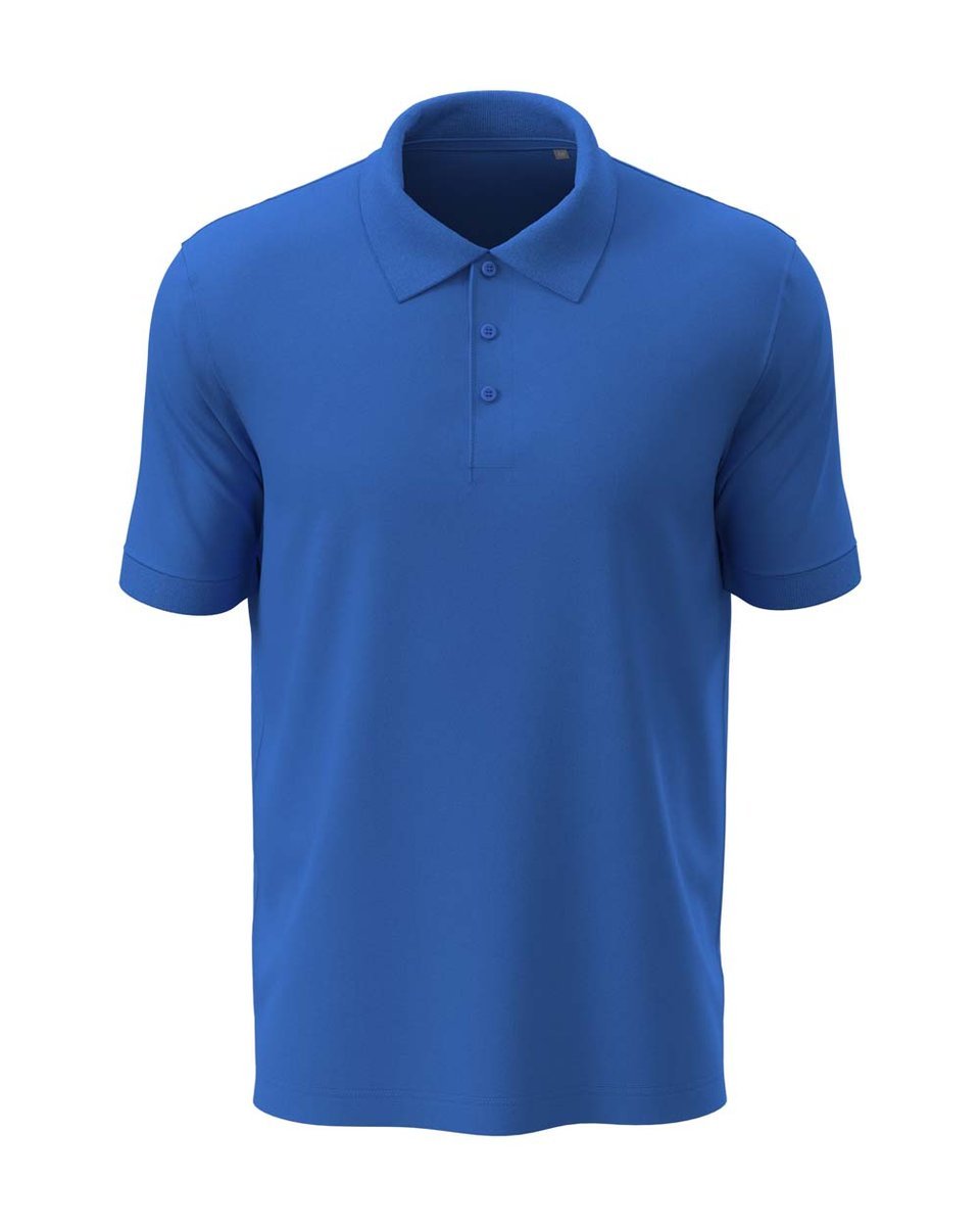 Koszulka męska polo T-shirt Stedman ST9060 Bright Royal DUŻY ROZMIAR 4XL