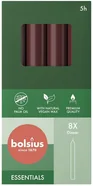 Świeca stołowa BOLSIUS Essentials 5H 17CM 8szt. AKSAMITNA CZERWIEŃ