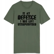 Koszulki męskie - In My Defence I Was Left Unsupervised Koszulka - miniaturka - grafika 1