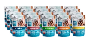 Frendi kawałki w delikatnym sosie z kurczakiem dla kota 20x100g 5 smaków - Mokra karma dla kotów - miniaturka - grafika 1