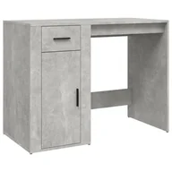 Biurka - vidaXL Biurko, szarość betonu, 100x49x75 cm, materiał drewnopochodny - miniaturka - grafika 1