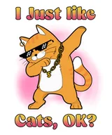 Pasmanteria - Naprasowanka Kot kotek meme śmieszny zabawny 36 - miniaturka - grafika 1