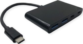 HUB USB Value VALUE Hub USB 3.2 Gen 2, 4x 2x A+ 2x C, kabel połączeniowy typu C