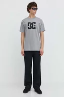 Koszulki męskie - DC t-shirt bawełniany Star męski kolor szary z nadrukiem ADYZT05373 - miniaturka - grafika 1