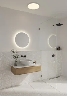 Łazienkowe lustro Dovina 60 z podświetleniem LED - Lampy ścienne - miniaturka - grafika 1