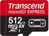 Karty pamięci - SD microSD Card 512GB Transcend SD-Express PCIe USD710S TS512GUSD710S - miniaturka - grafika 1