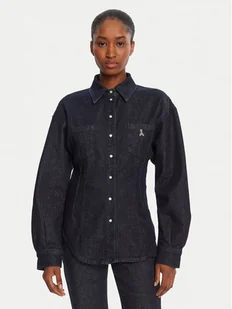 Patrizia Pepe Koszula jeansowa 8C0795/D113-CA74 Granatowy Regular Fit - Koszule damskie - miniaturka - grafika 1