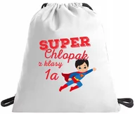 Torby szkolne - Worek Plecak Super Chłopak Dzień Chłopaka 1 Y3 - miniaturka - grafika 1