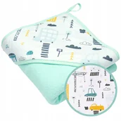 Okrycia kąpielowe dla dzieci - Okrycie Kąpielowe Kapturek 95X95 Ręcznik Ankras - miniaturka - grafika 1