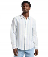 Koszule męskie - Koszula Lee PATCH SHIRT 112363907 Shy Blue S - miniaturka - grafika 1