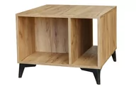 Ławy i stoliki kawowe - Stolik kawowy NORDIO dąb naturalny, 68x52x68, płyta wiórowa 18 mm - miniaturka - grafika 1