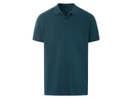 Koszulki męskie - LIVERGY® Koszulka polo męska z bawełny (Petrol, M (48/50)) - miniaturka - grafika 1