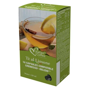 Tè al Limone (herbata cytrynowa) kapsułki do Cremesso Delizio - 16 kapsułek - Kawa w kapsułkach i saszetkach - miniaturka - grafika 1