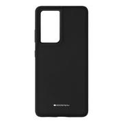 Etui i futerały do telefonów - Mercury SILICONE CASE SAM S21 ULTRA BLACK / CZARNY - miniaturka - grafika 1