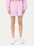 Spodenki damskie - 4F Szorty sportowe 4FWSS24TSHOF327 Różowy Loose Fit - miniaturka - grafika 1