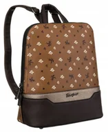 Plecaki - Plecaczek damski David Jones 6866-2 j. brązowy - miniaturka - grafika 1