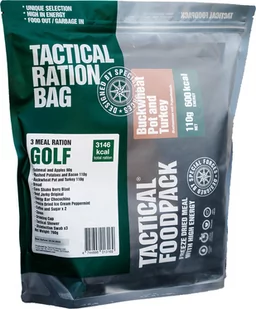 Tactical Foodpack Tactical Foodpack 3 Meal Ration Golf 760g, Diverse  2021 Żywność turystyczna 252 - Racje żywnościowe - miniaturka - grafika 1