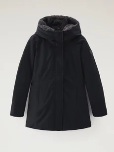 Woolrich Parka puchowa "Boulder" w kolorze granatowym - Kurtki damskie - miniaturka - grafika 1