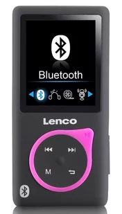 Lenco Xemio-768BT różowy (XEMIO-768 RÓZOWY) - Odtwarzacze MP3 - miniaturka - grafika 1