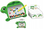 Układanki dla dzieci - Magnetyczna Tablica Mozaika Żółwik Układanka Montessori Dla Dzieci - miniaturka - grafika 1