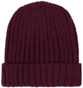 Czapki męskie - Ciepła, bordowa czapka - miniaturka - grafika 1