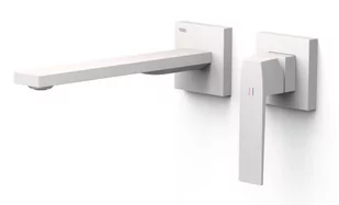 Bateria umywalkowa TRES Slim Exclusive Biel Matowa 20230002BM - Baterie umywalkowe - miniaturka - grafika 1