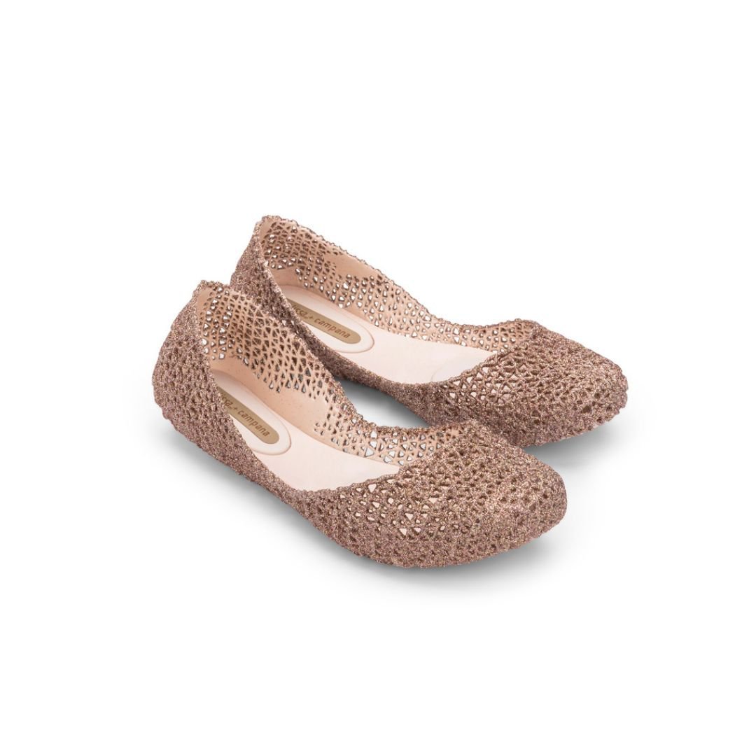 Melissa Campana Papel VII AD Pink Glitter Baleriny Damskie Różowe 40