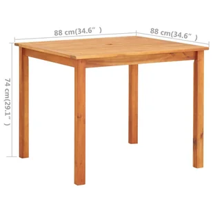 3-cz. zestaw mebli ogrodowych z poduszkami, drewno akacjowe - Meble ogrodowe - miniaturka - grafika 11