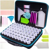 Pasmanteria - Diamentowy Haft Akcesoria Do Dimond Painting W Eleganckim Etui Na Prezent - miniaturka - grafika 1