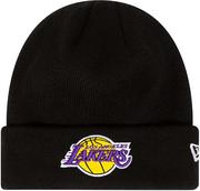 Czapki męskie - New Era Essential Cuff Beanie Los Angeles Lakers Hat 60348856 Rozmiar: One size - miniaturka - grafika 1