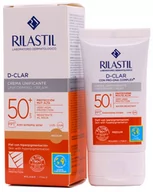 Balsamy i kremy do opalania - Krem przeciwsłoneczny Rilastil D-Clar SPF50+ Unifying Cream Medium 40 ml (8050444859490) - miniaturka - grafika 1
