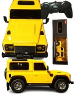 Zabawki zdalnie sterowane - Autko Zdalnie Sterowane Rastar LAND ROVER DEFENDER Samochód Auto Na Pilot 2,4GHz RC 1:24 Żółte - miniaturka - grafika 1