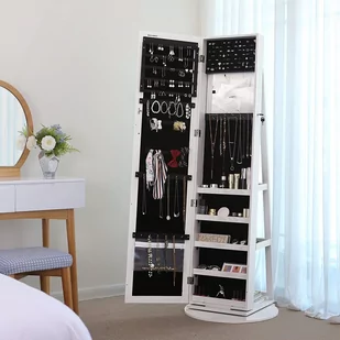 Organizer na biżuterię z lustrem 160 cm - Toaletki - miniaturka - grafika 1