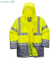 Odzież robocza - PORTWEST S768 KURTKA OSTRZEGAWCZA EXECUTIVE 5 W 1; ŻÓŁTY/SZARY - miniaturka - grafika 1