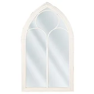 Lustra - Beliani Lustro ścienne 61 x 112 cm złamana biel TRELLY - miniaturka - grafika 1