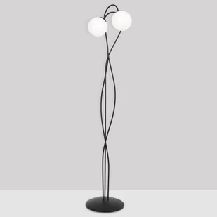 Elegancka lampa podłogowa, dwa punkty świetlne K-5353 z serii NELA - Lampy stojące - miniaturka - grafika 1