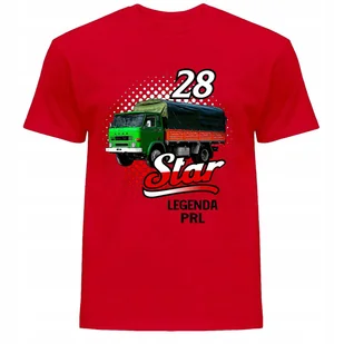 Koszulka męska z nadrukiem STAR 28 kultowe ciężarówki PRL XS - Koszulki męskie - miniaturka - grafika 1