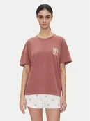 Koszulki i topy damskie - Lee T-Shirt Vintage 112363834 Różowy Relaxed Fit - miniaturka - grafika 1