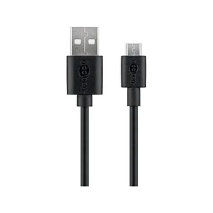Gembird Kabel USB microUSB 1m czarny 46800 - Kable USB - miniaturka - grafika 1