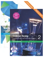 Podręczniki dla liceum - Pakiet podręczników MATeMAtyka, Odkryć fizykę. Zakres podstawowy. Liceum i technikum. Klasa 2. Edycja 2024 - Dorota Ponczek, Grzegorz Janocha, - miniaturka - grafika 1