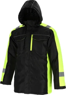 Kurtka męska Lahti Pro Kurtka ocieplana z kapturem, czarno-żółta,"2xl", ce, lahti - Kurtki męskie - miniaturka - grafika 1