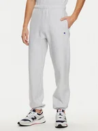 Spodnie sportowe męskie - Champion Spodnie dresowe 220709 Szary Relaxed Fit - miniaturka - grafika 1