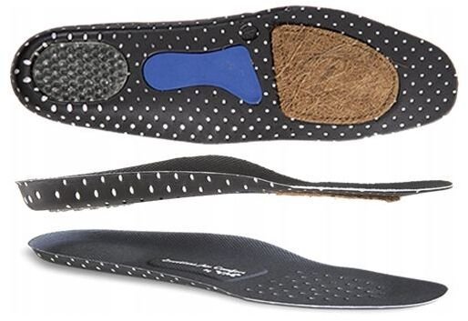 VM Footwear Anatomiczna wkładka do obuwia , z włóknem bambusowym, rozm. 42, czarna BH-300042