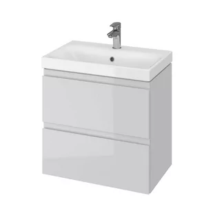 Cersanit Zestaw Moduo Slim 60 szafka z umywalką szary - Szafki łazienkowe - miniaturka - grafika 1