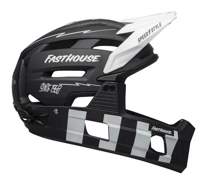 Bell Super Air R MIPS Kask, matte black/white fasthouse M | 55-59cm 2021 Kaski MTB 210218-023