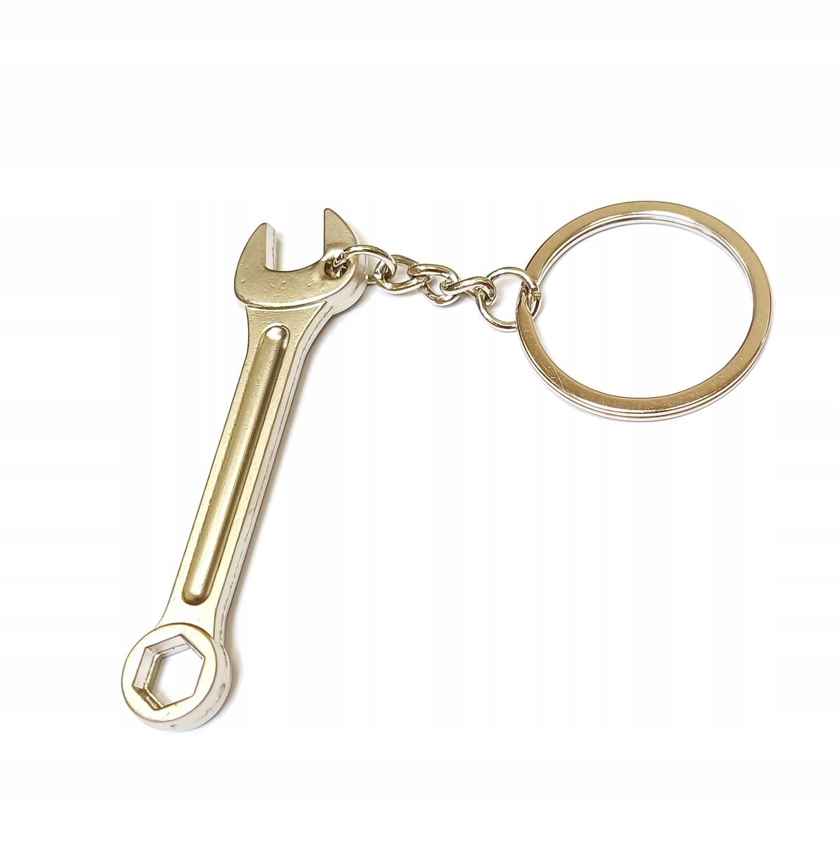 Breloczek, przywieszka, brelok do kluczy - mini klucz płasko-oczkowy 7mm